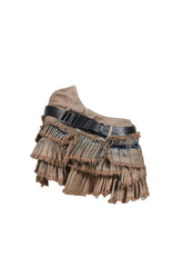 TWIRL MINI SKIRT / DENIM MUD WASH 