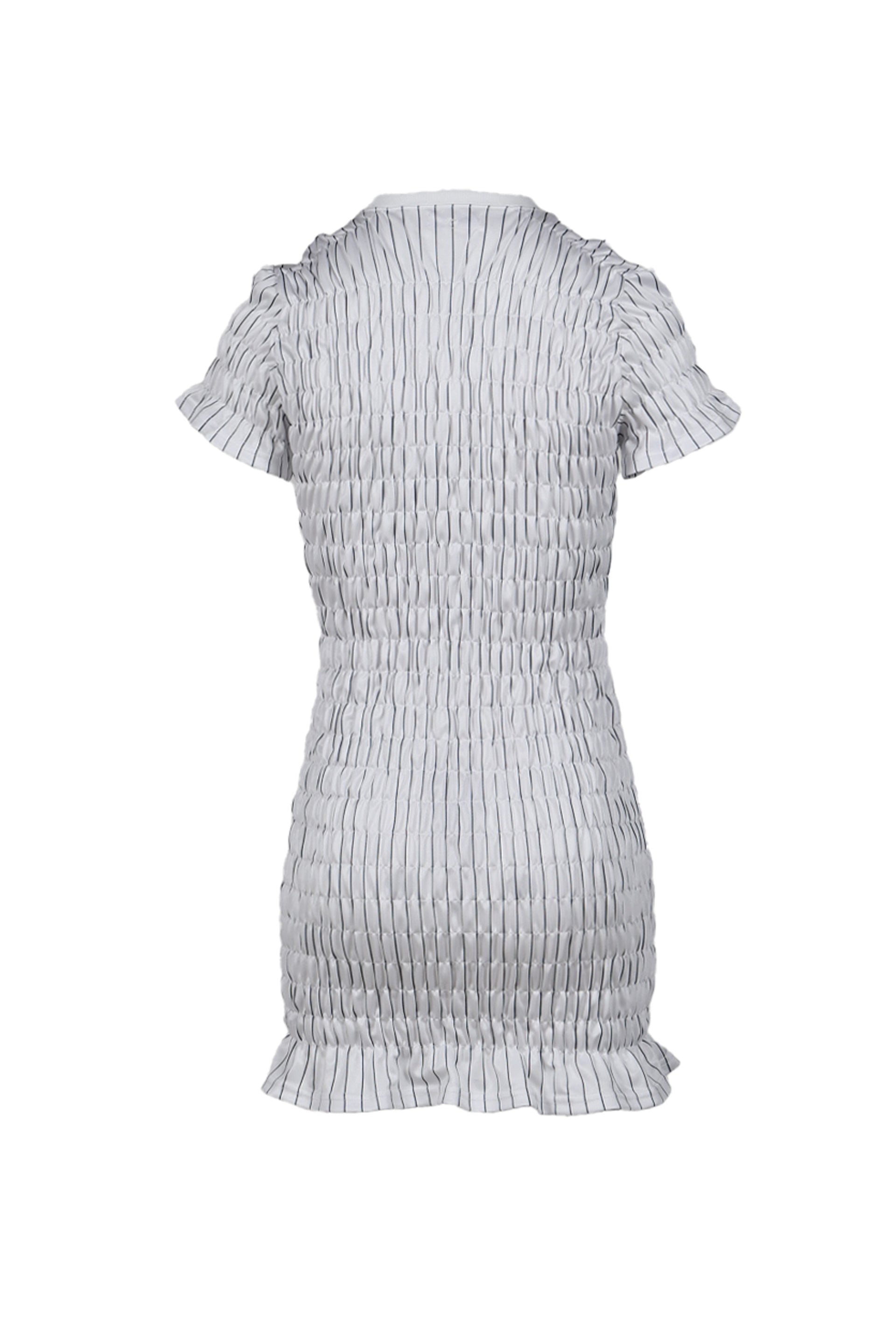 BASICKS SHIMING FOOTBALL DRESSES / WHT