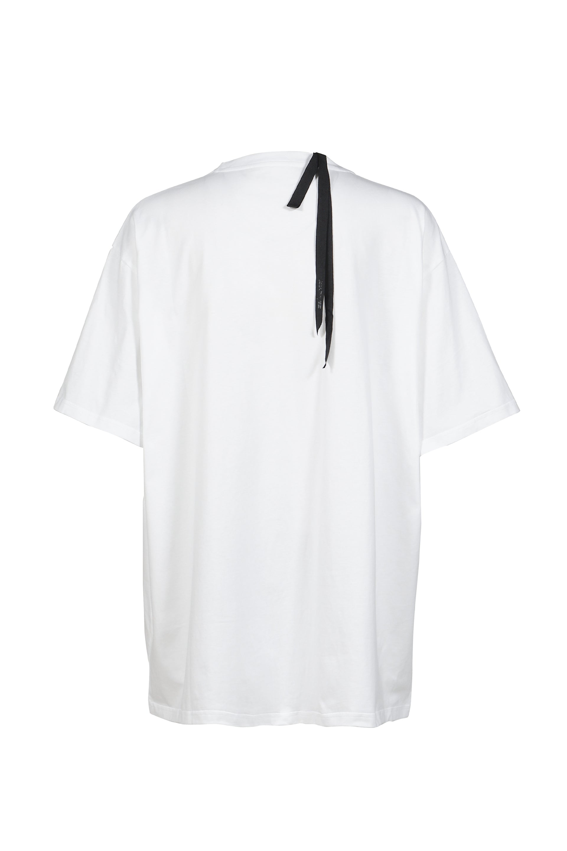OVERSIZED DOUBLE COLLAR T-SHIRT / WHT