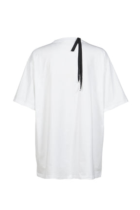 OVERSIZED DOUBLE COLLAR T-SHIRT / WHT