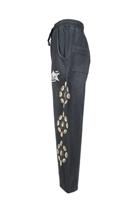 COWIRE CRYSTAL SWEATPANT / BLK