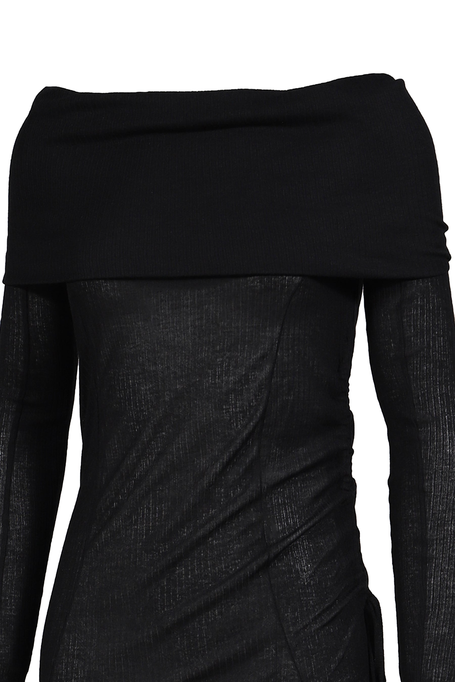 TWO-WAY OFFSHOULDER TOP / BLK
