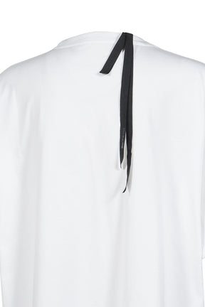 OVERSIZED DOUBLE COLLAR T-SHIRT / WHT