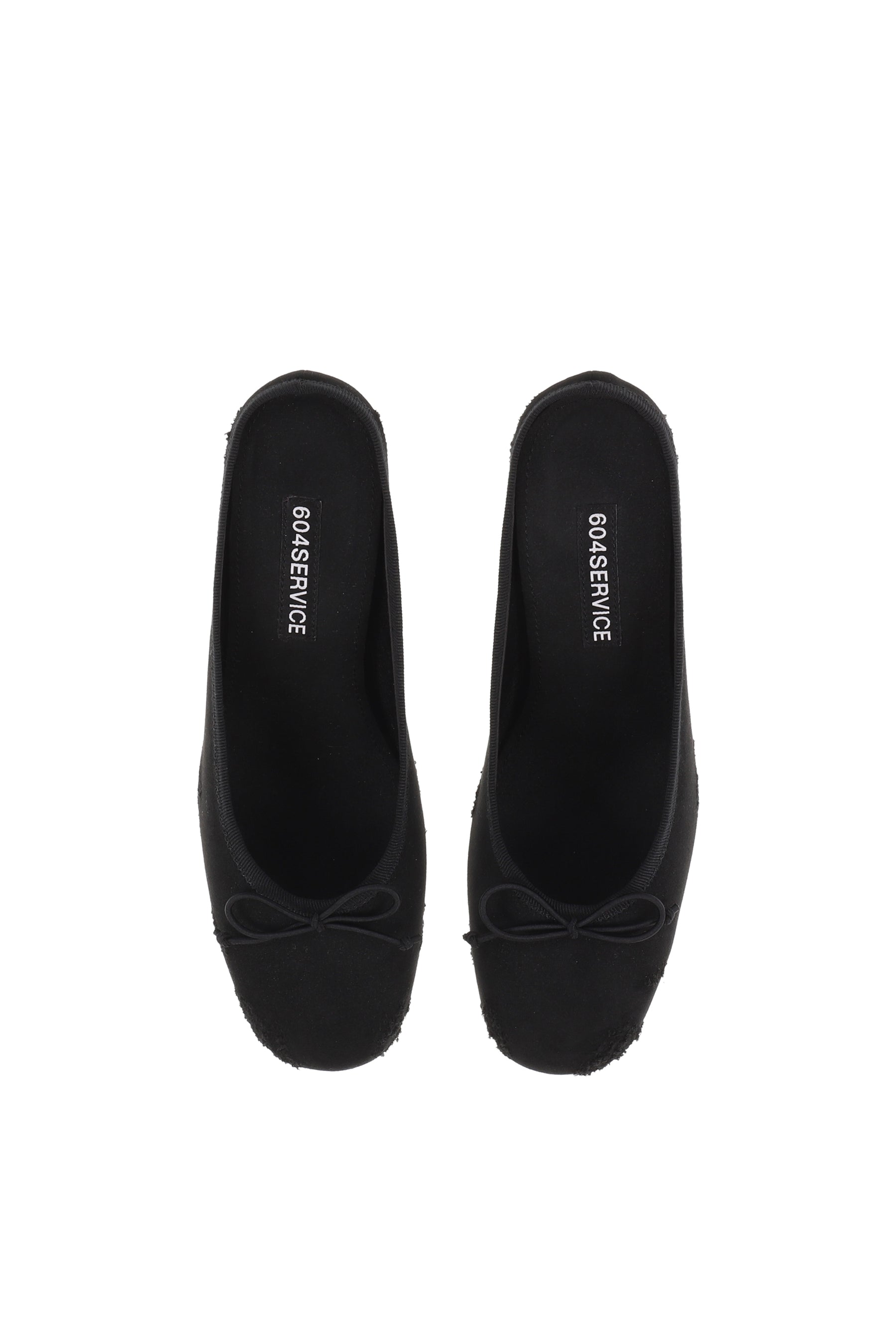 BALLET HEEL MULE IN DISTRESSED BLACK / DISTRESSED BLACK