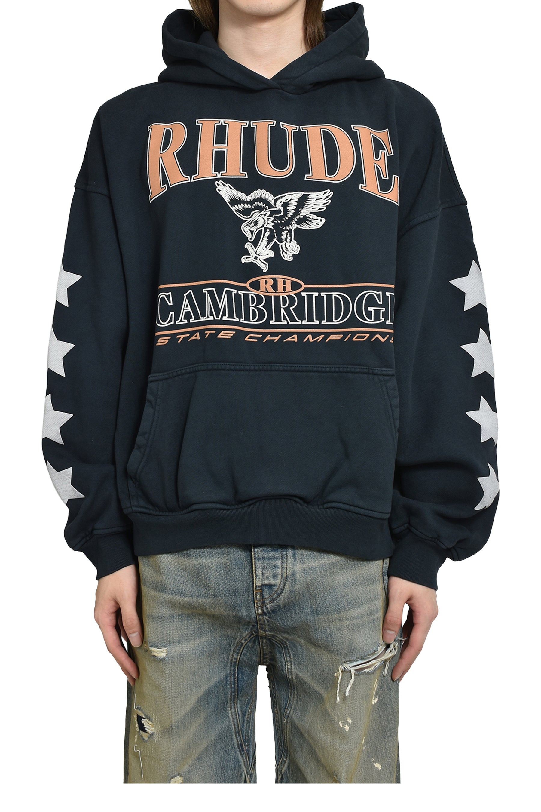 CAMBRIDGE STATE CHAMPS HOODIE / VTG BLK