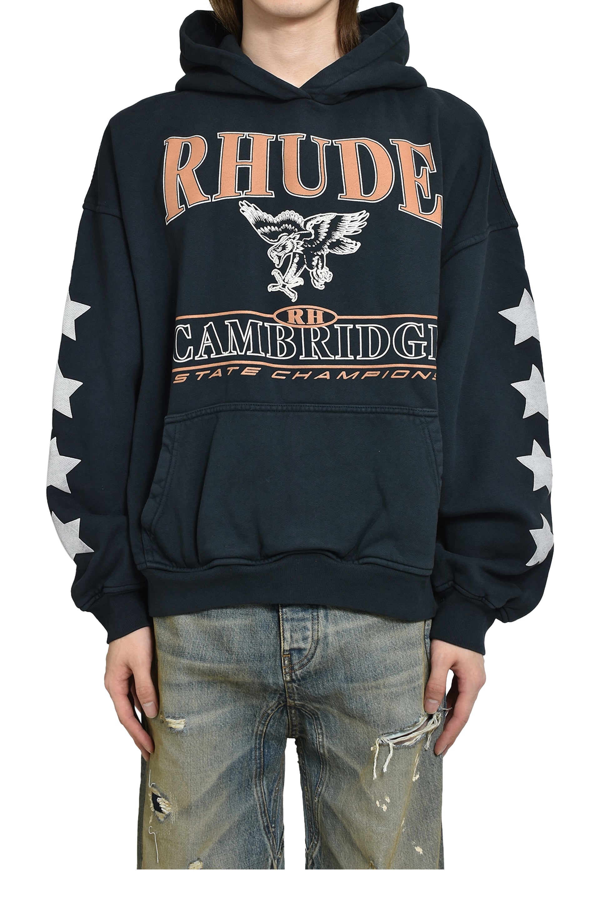 CAMBRIDGE STATE CHAMPS HOODIE / VTG BLK 