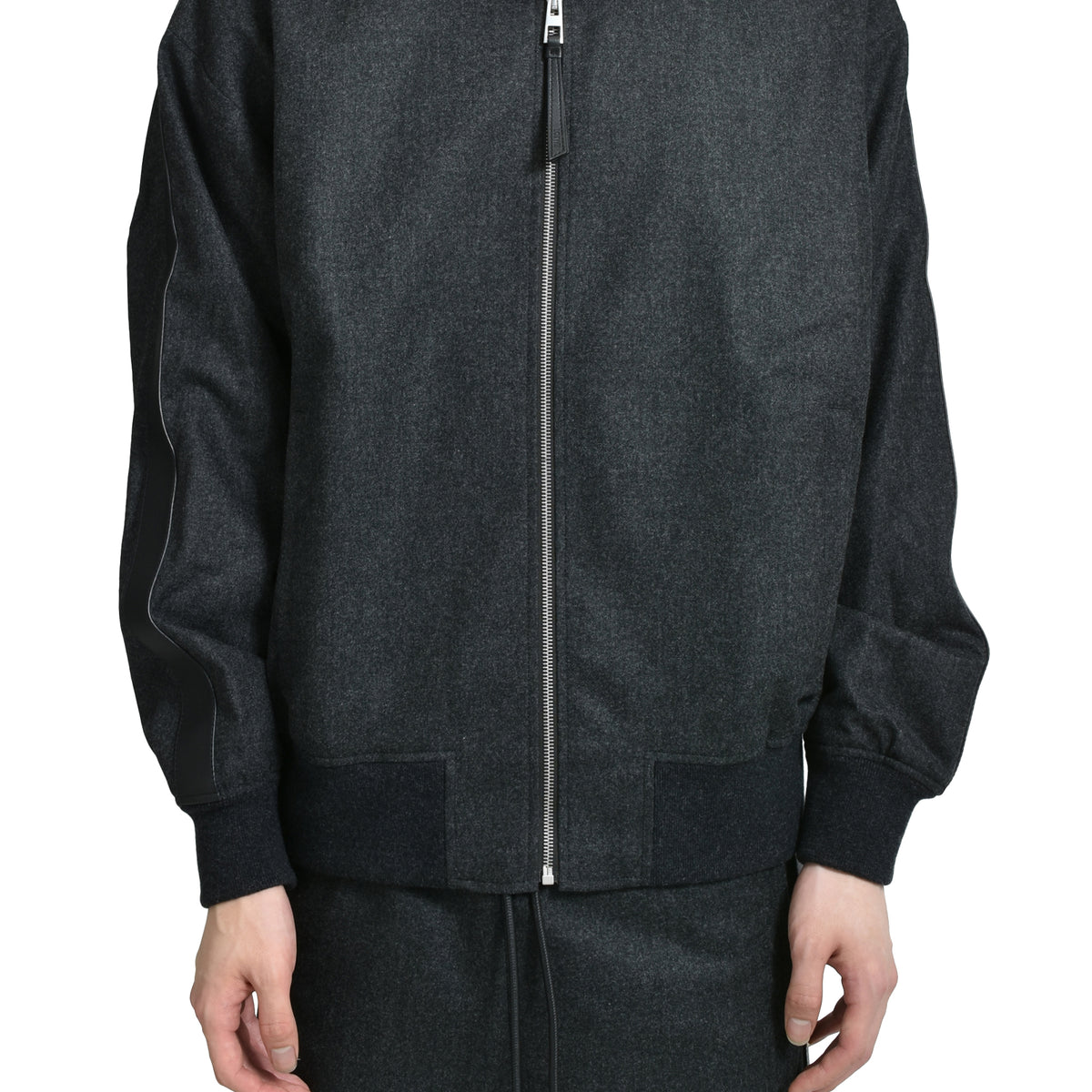 LOEWE ロエベ SS25 TRACKSUIT JACKET / CHA MELANGE - NUBIAN