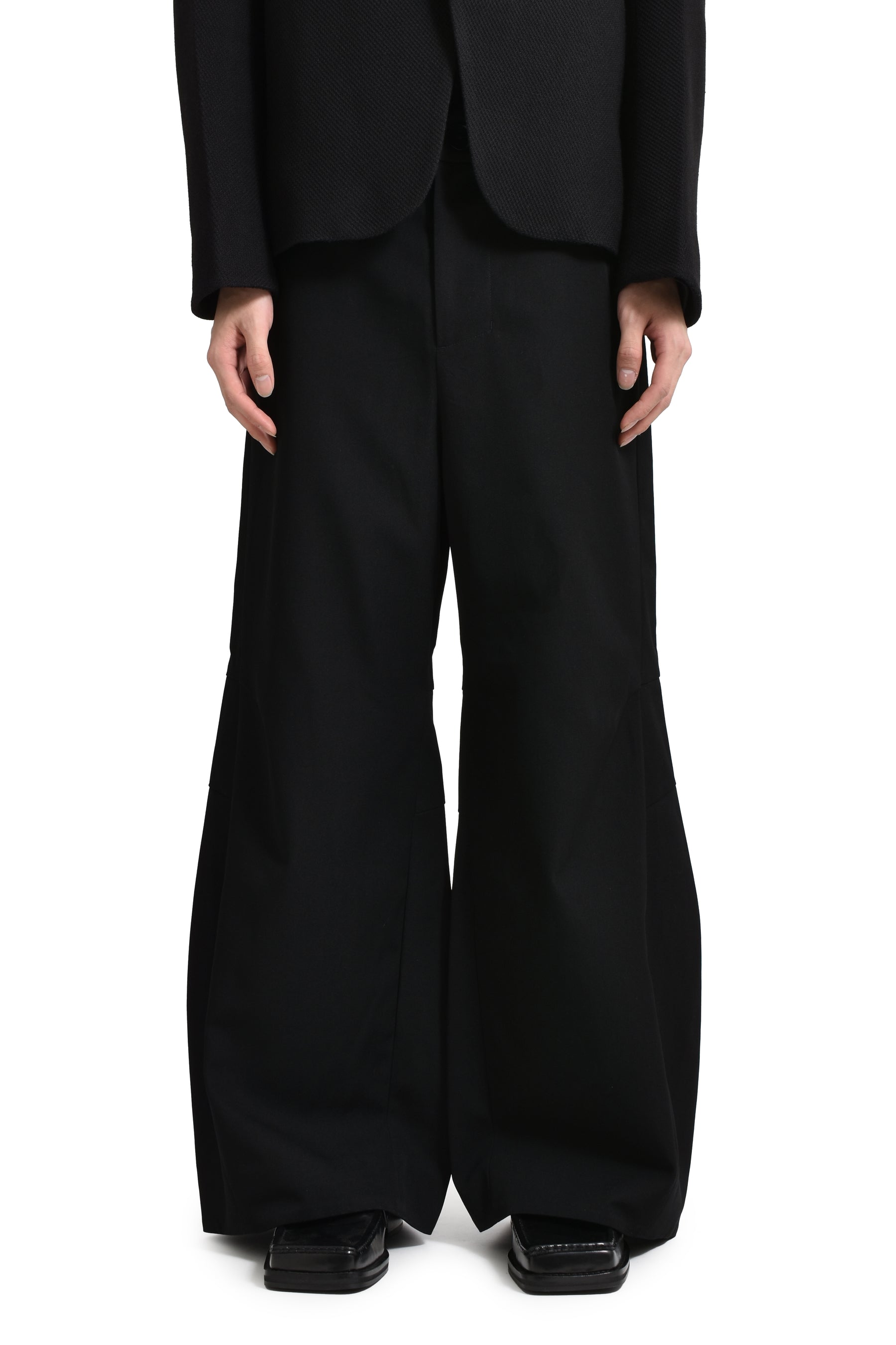 RESONANCE PLEAT PANTS / BLK