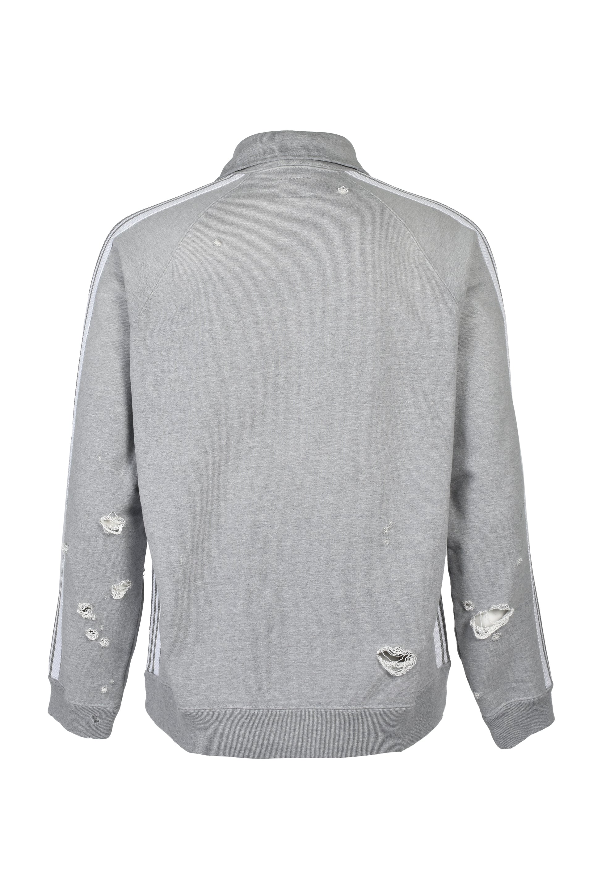 TRACK JACKET - COTTON JERSEY / DAMAGED (20TH EXCLUSIVE) / GRY