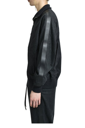 TRACKSUIT JACKET / CHA MELANGE 