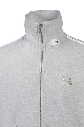TRACK JACKET - COTTON JERSEY / DAMAGED (20TH EXCLUSIVE) / GRY
