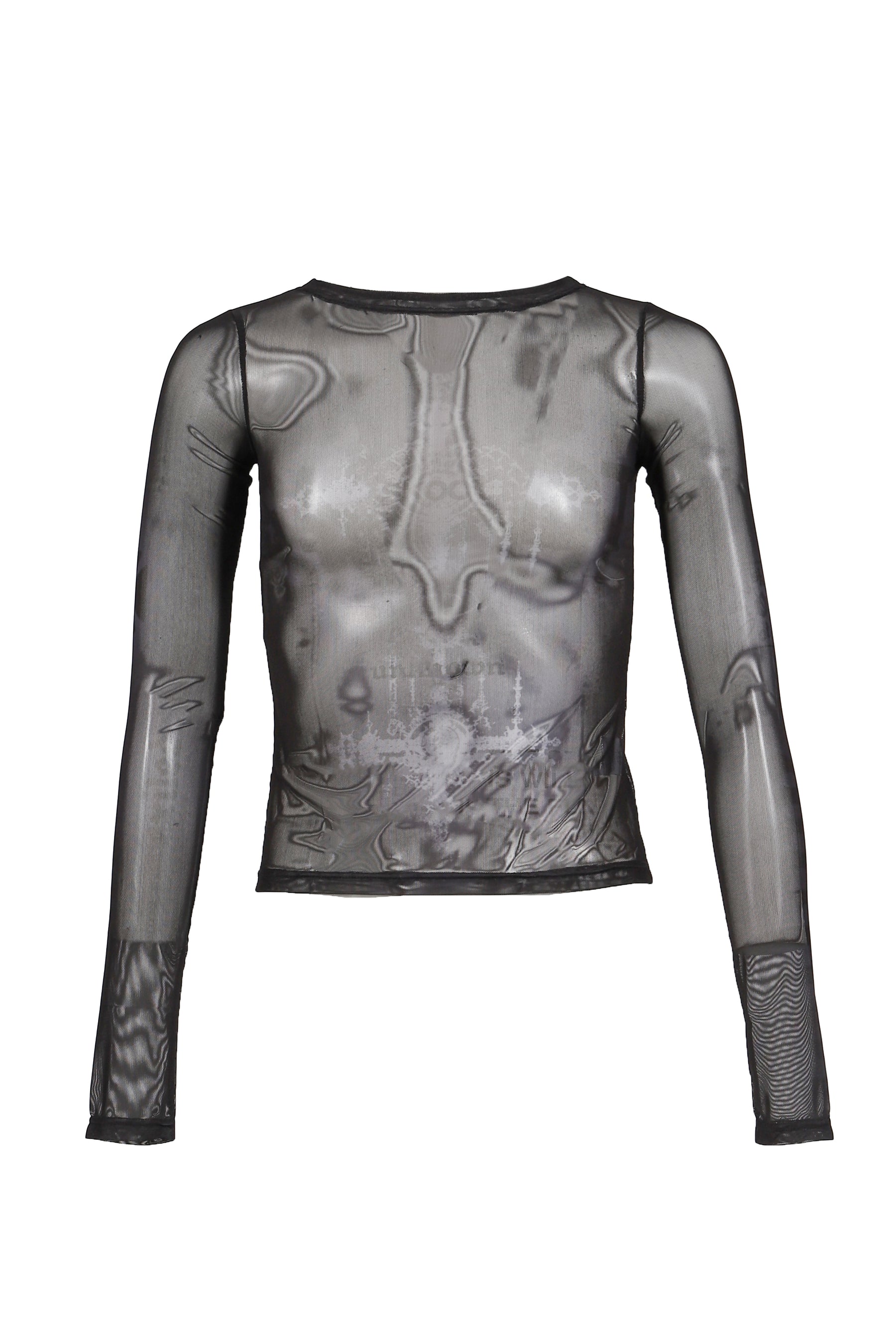 FACADE MESH SHIRT  / BLK