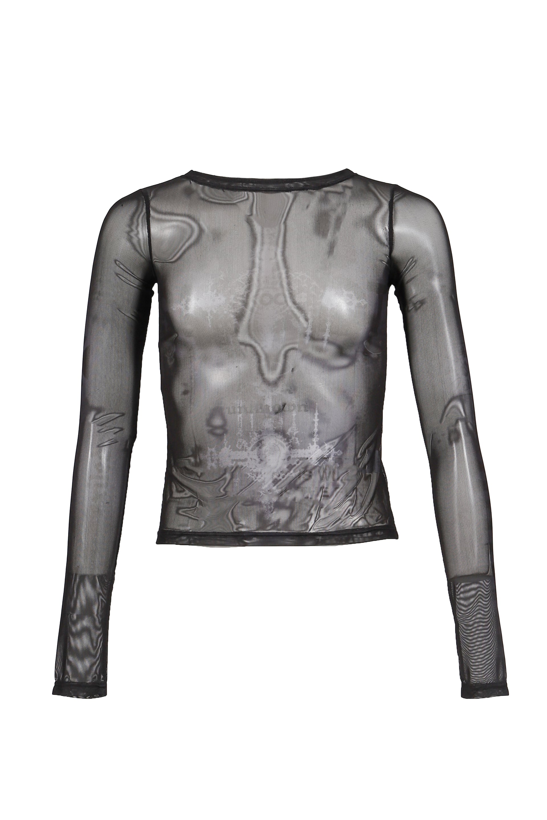 FACADE MESH SHIRT  / BLK