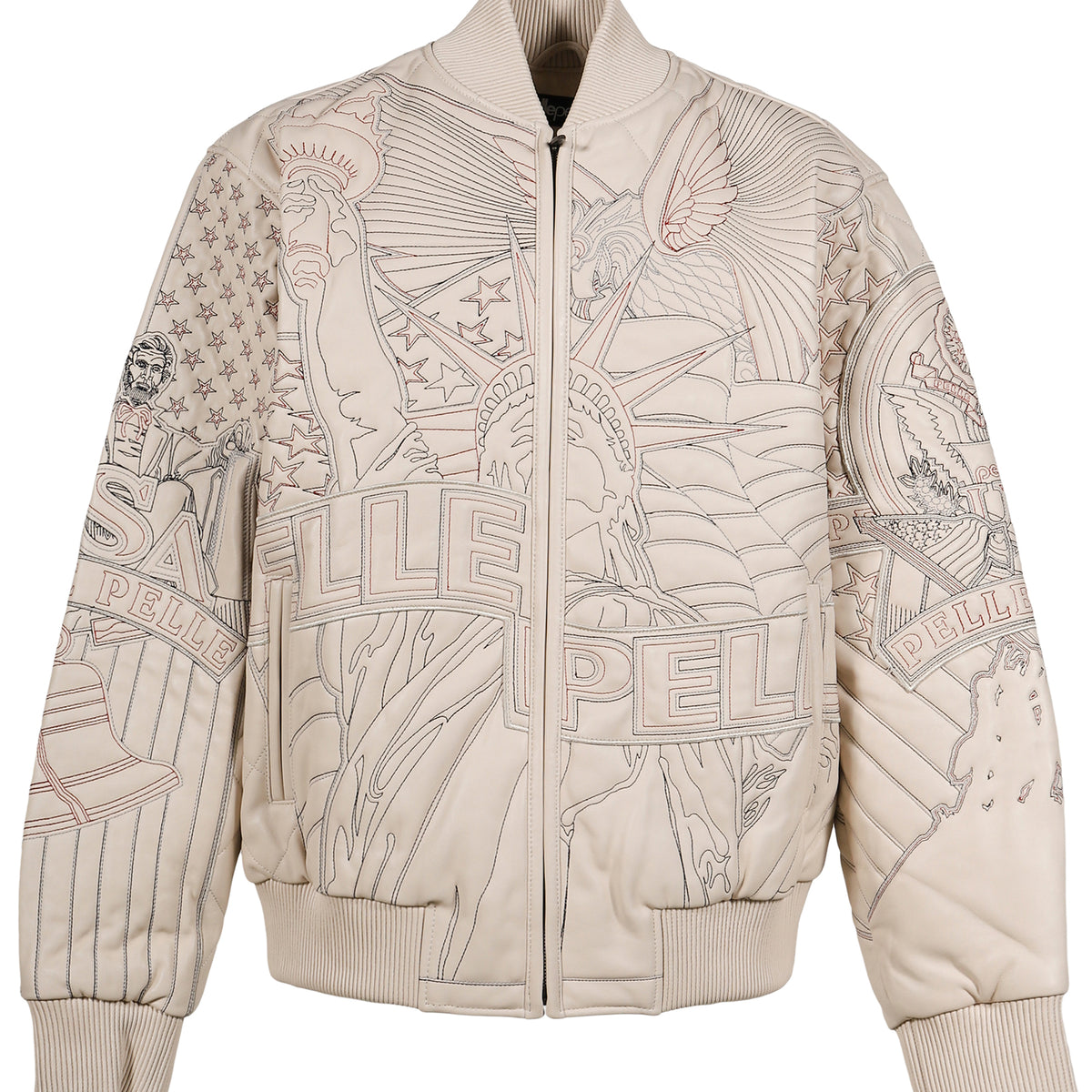 Pelle Pelle ペレペレ FW25 AMERICA QUILTED JACKET / IVR - NUBIAN