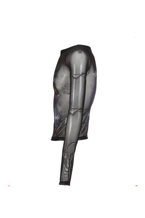 FACADE MESH SHIRT  / BLK