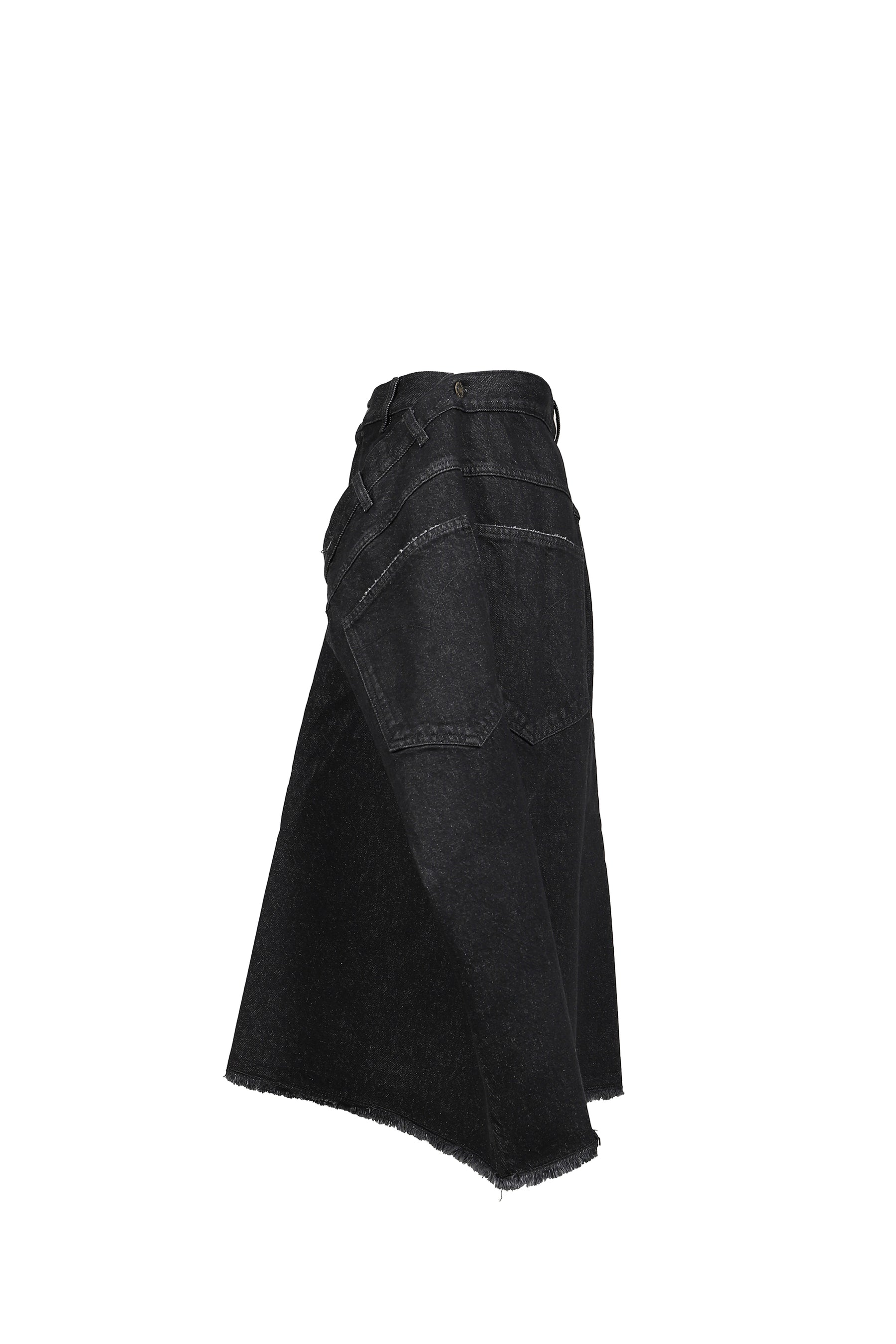 MAXI SHORTS / RINSED BLK