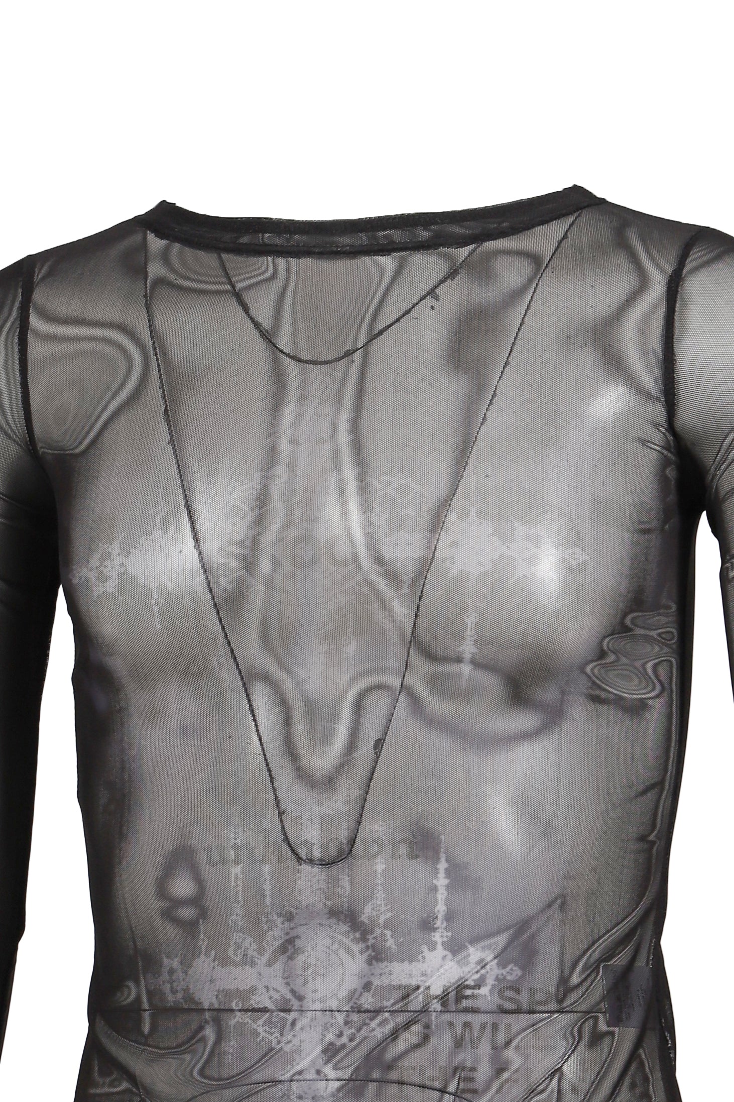 FACADE MESH SHIRT  / BLK