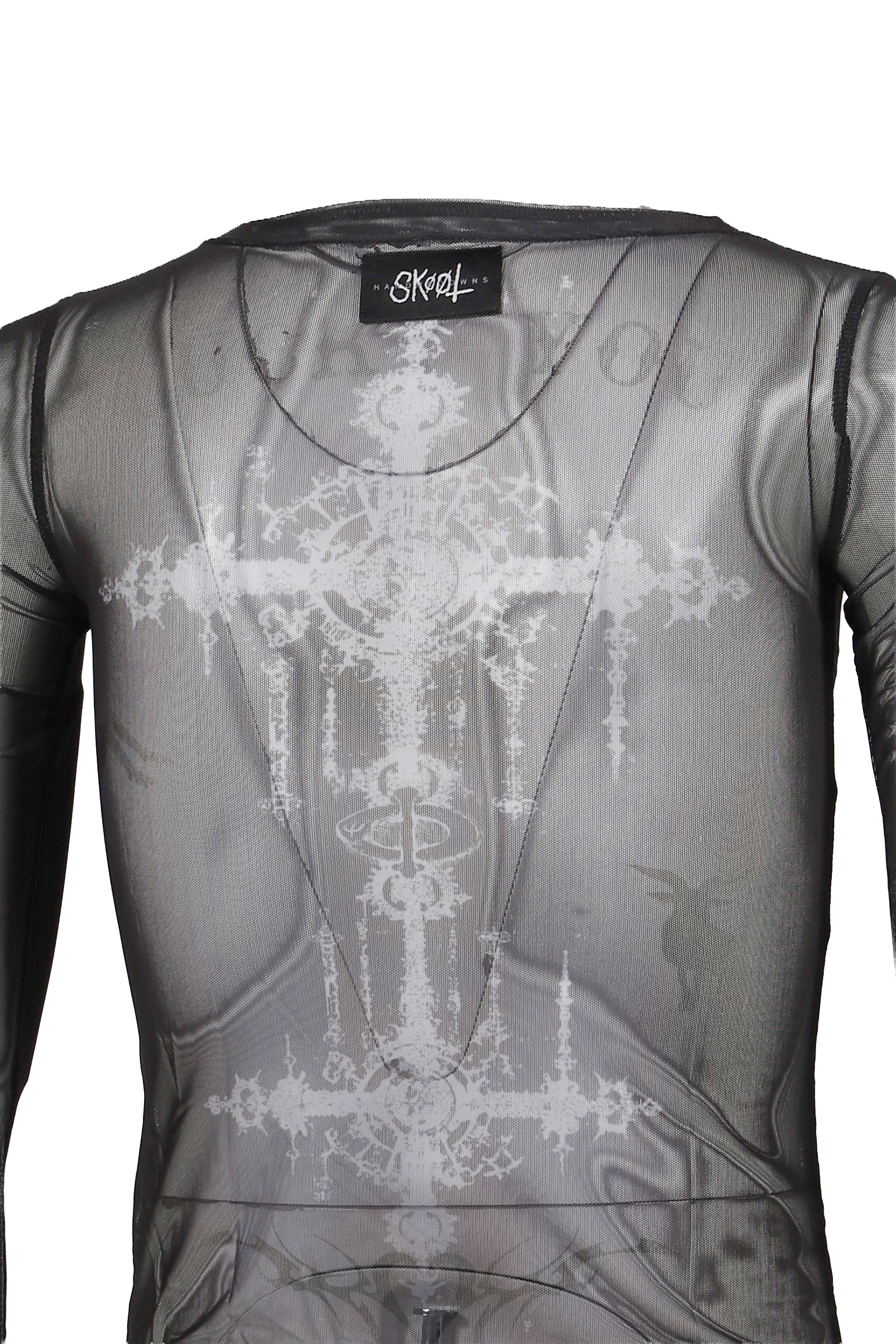 FACADE MESH SHIRT  / BLK