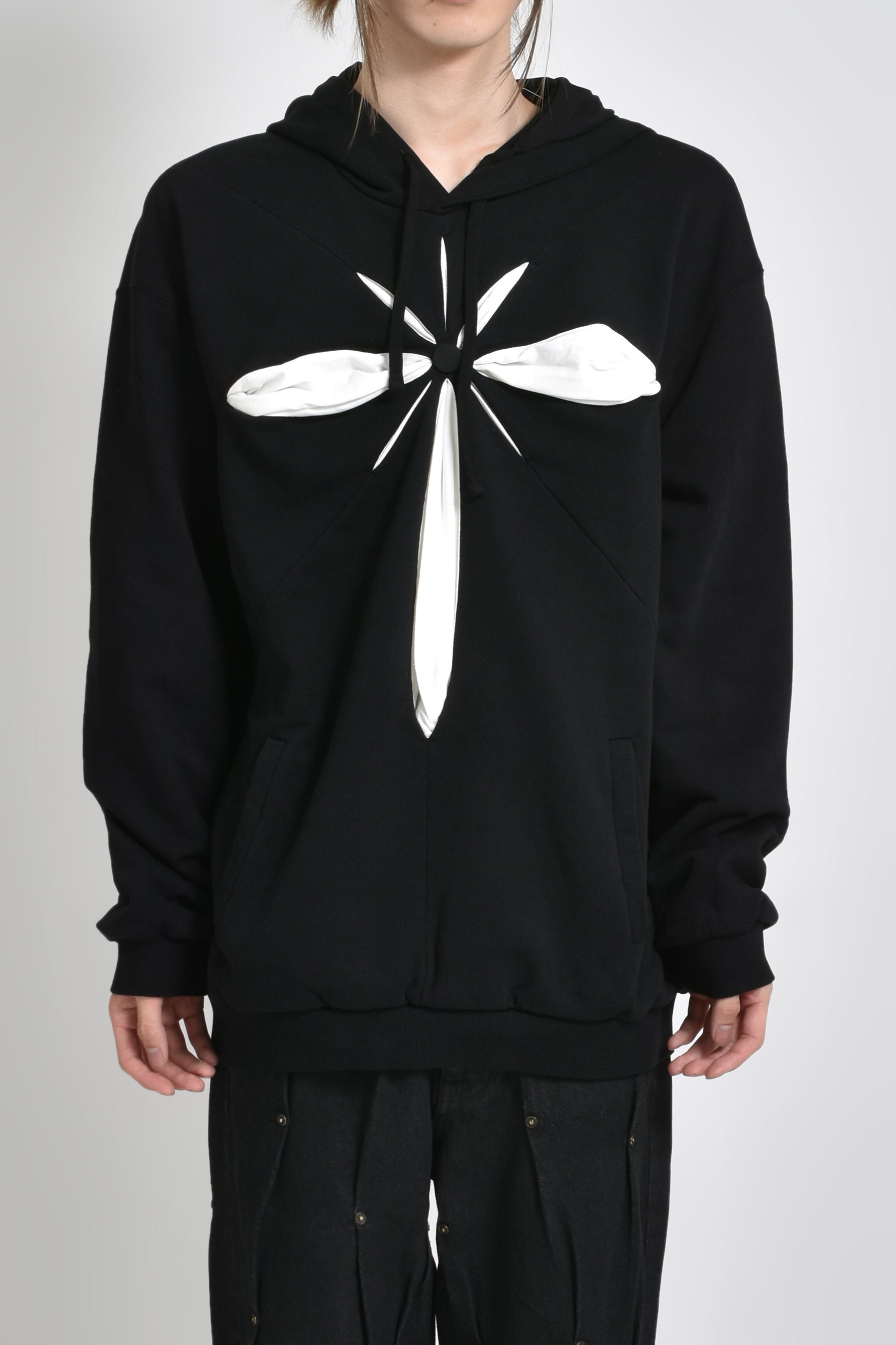 ORIGAMI HOODIE / BLK