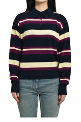COLLEGIATE STRIPE POLO / MIDNIGHT COMBO