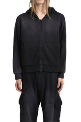 ALYX SLIM FIT ZIP-UP HOODIE/BLK