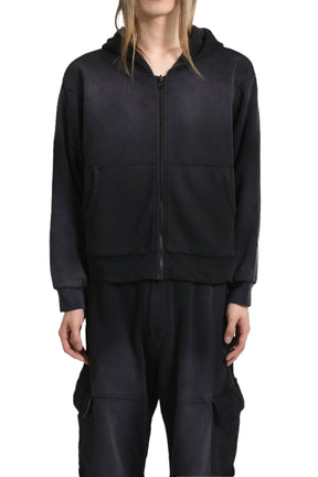 ALYX SLIM FIT ZIP-UP HOODIE/BLK