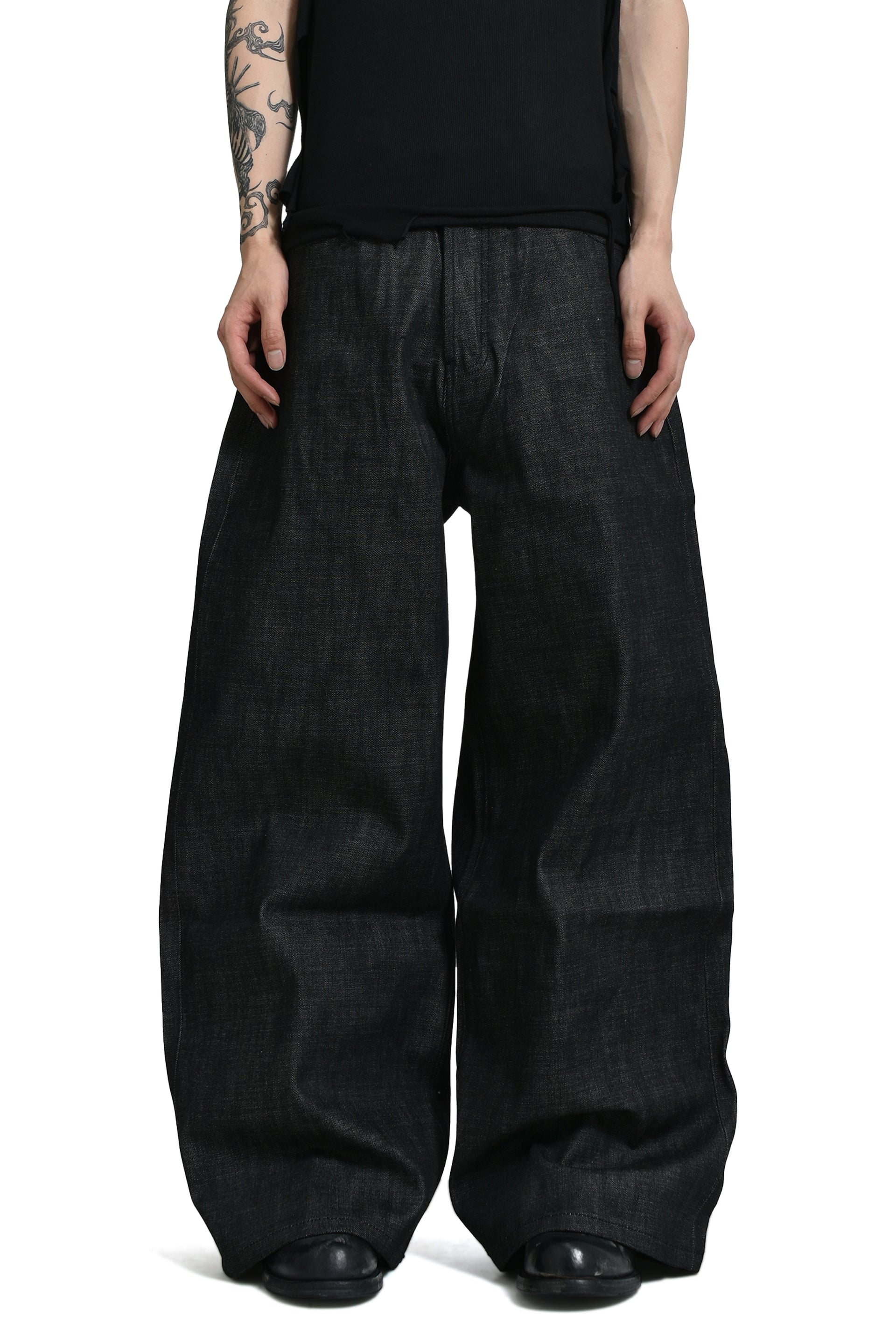 RAW DENIM JAPANESE ULTRA LOOSE FIT / BLK