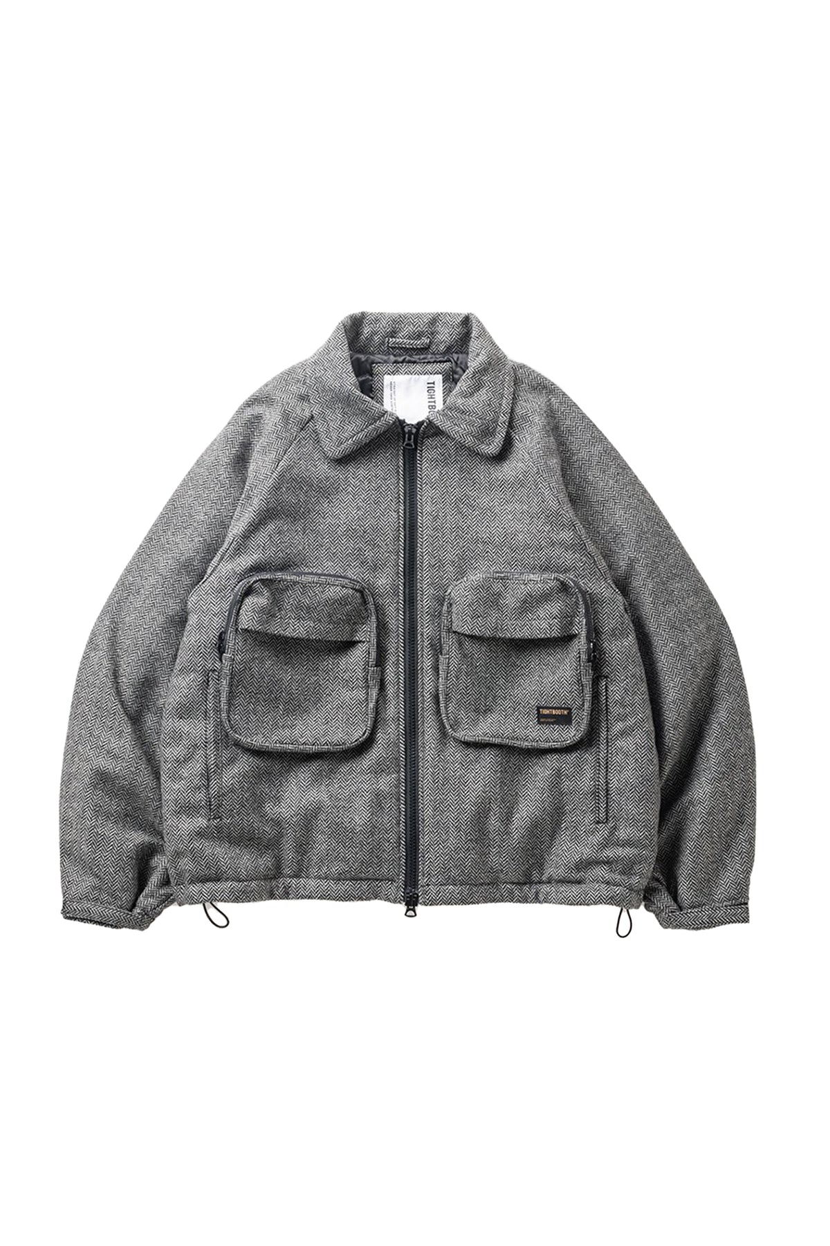 TIGHTBOOTH TWEED PUFFY JKT / GRY