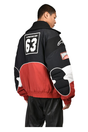 MEMORIES PADDED JACKET / BLKRED