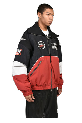 MEMORIES PADDED JACKET / BLKRED
