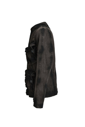 12OZ DENIM BLOUSON / D.BRW