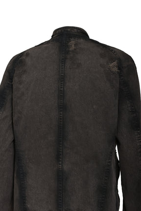 12OZ DENIM BLOUSON / D.BRW