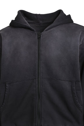 ALYX SLIM FIT ZIP-UP HOODIE/BLK