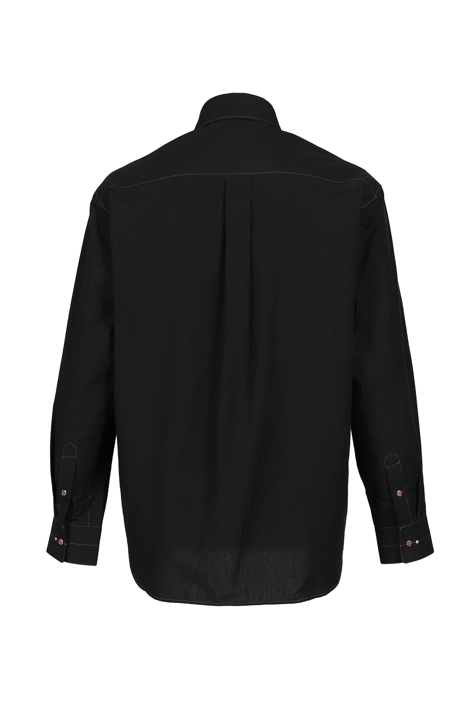 SHIRT WITH STUDS / BLK