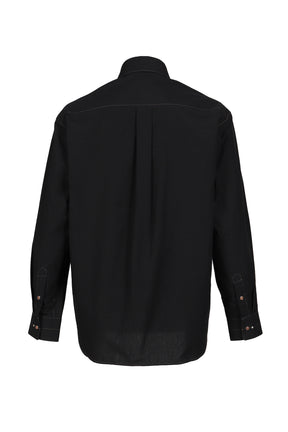 SHIRT WITH STUDS / BLK