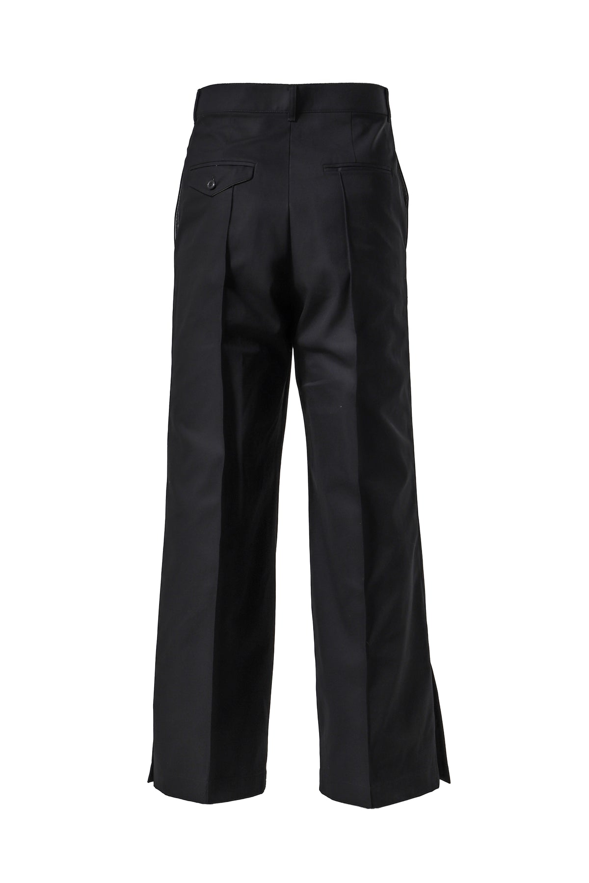 HIGH TWIST TWILL PANTS / BLK