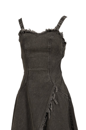 DENIM ONE PIECE / BLK