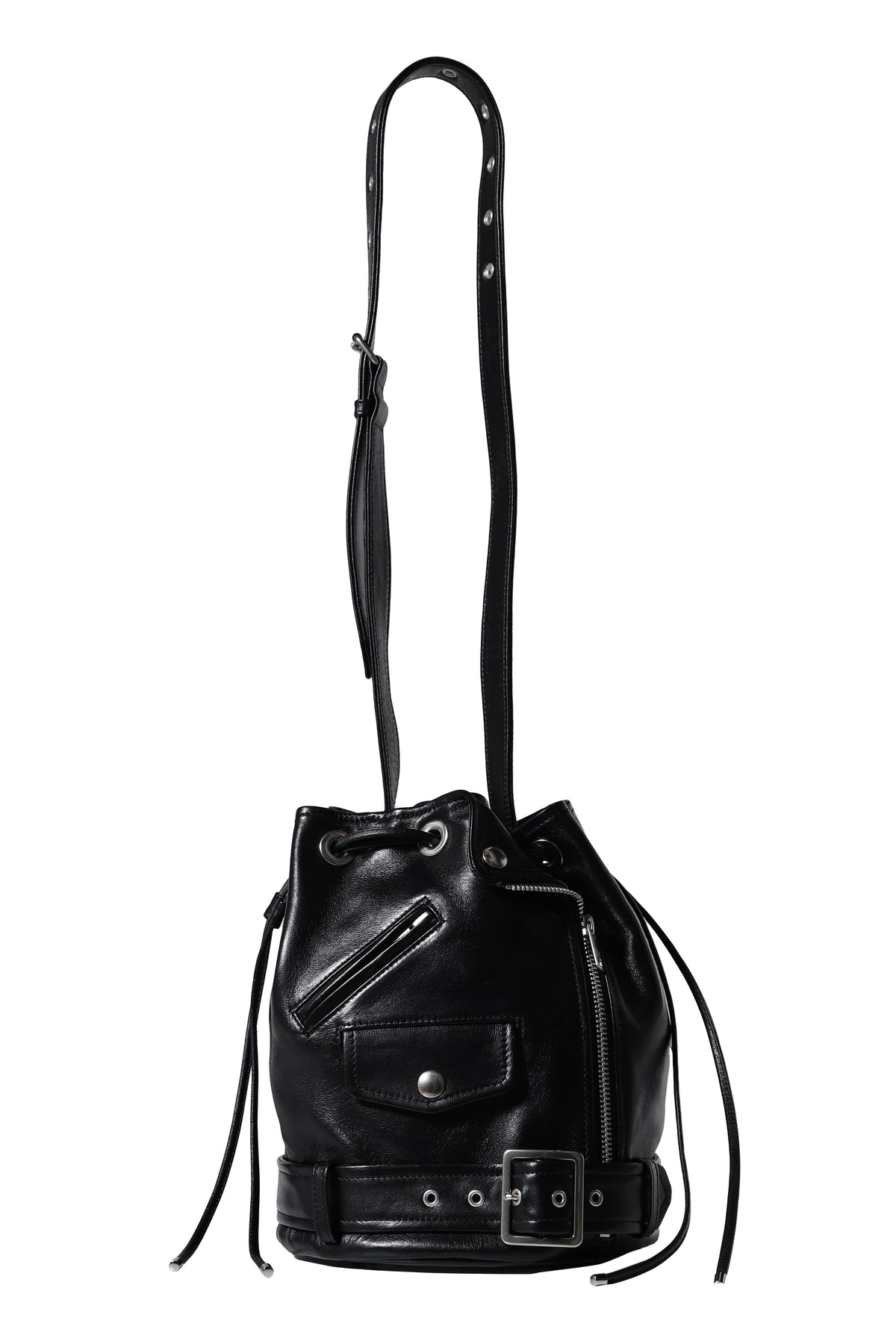 RIDERS DRAWSTRING BAG / BLK