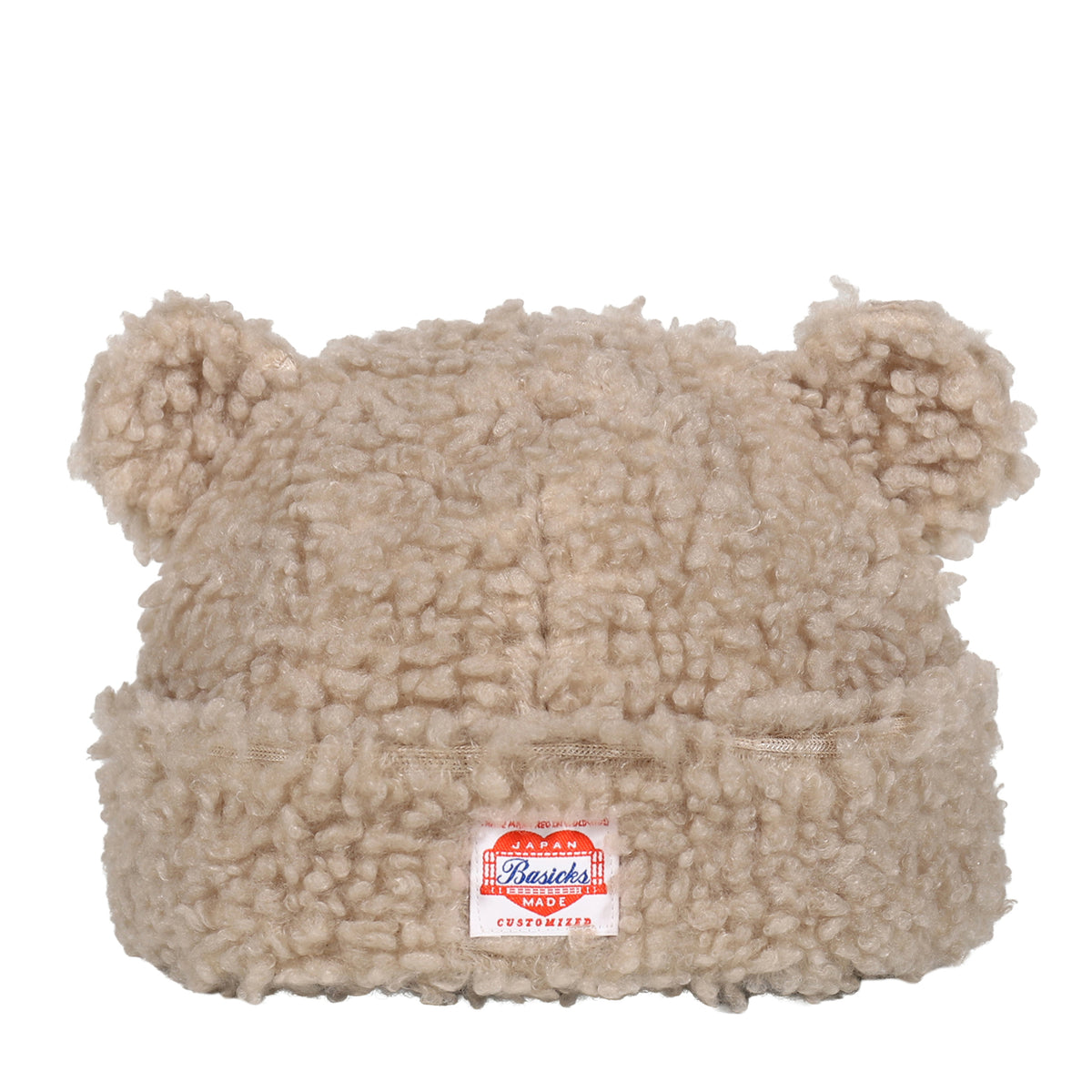BASICKS ベイシックス FW26 BEAR BEANIE / BRW - NUBIAN ヌビアン