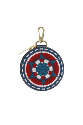 BLACKMEANS CIRCLED POUCH / BLU