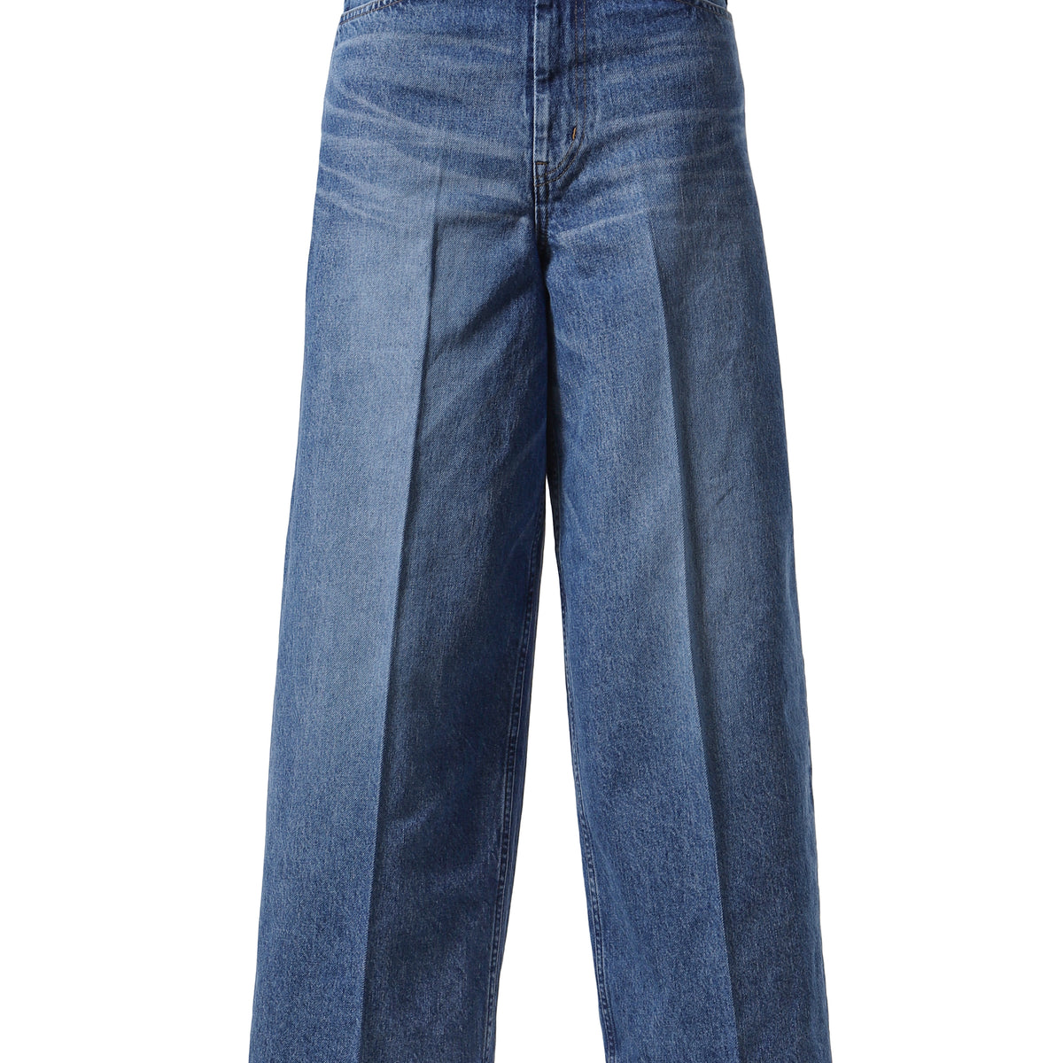 TOGA デニムトップ　レディース　23ss TOGA TOO トーガ トゥ SS25 WIDE DENIM PANTS / BLU - NUBIAN