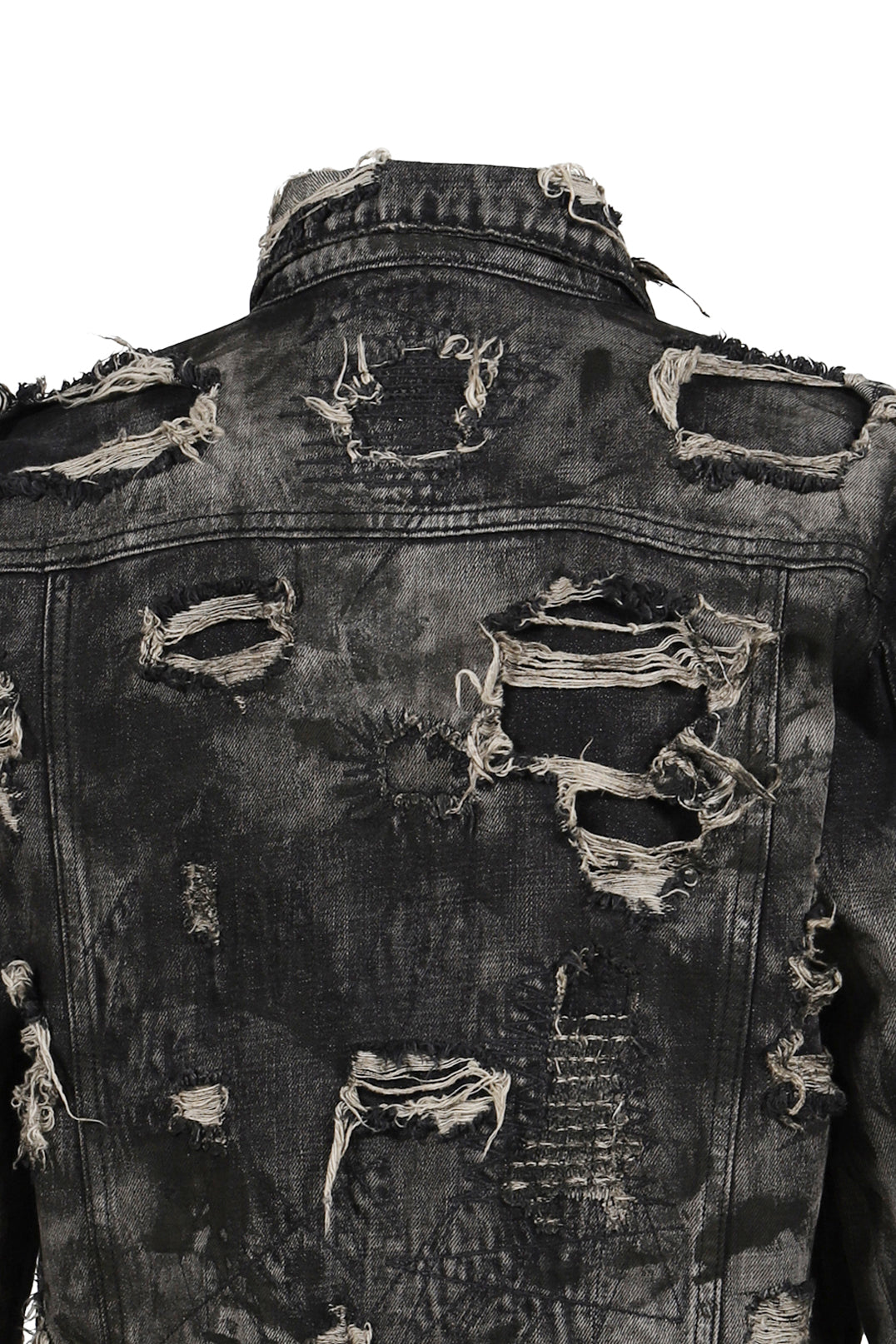 Thug Club サグクラブ FW25 HARD-WASHED DAMAGED DENIM JACKET