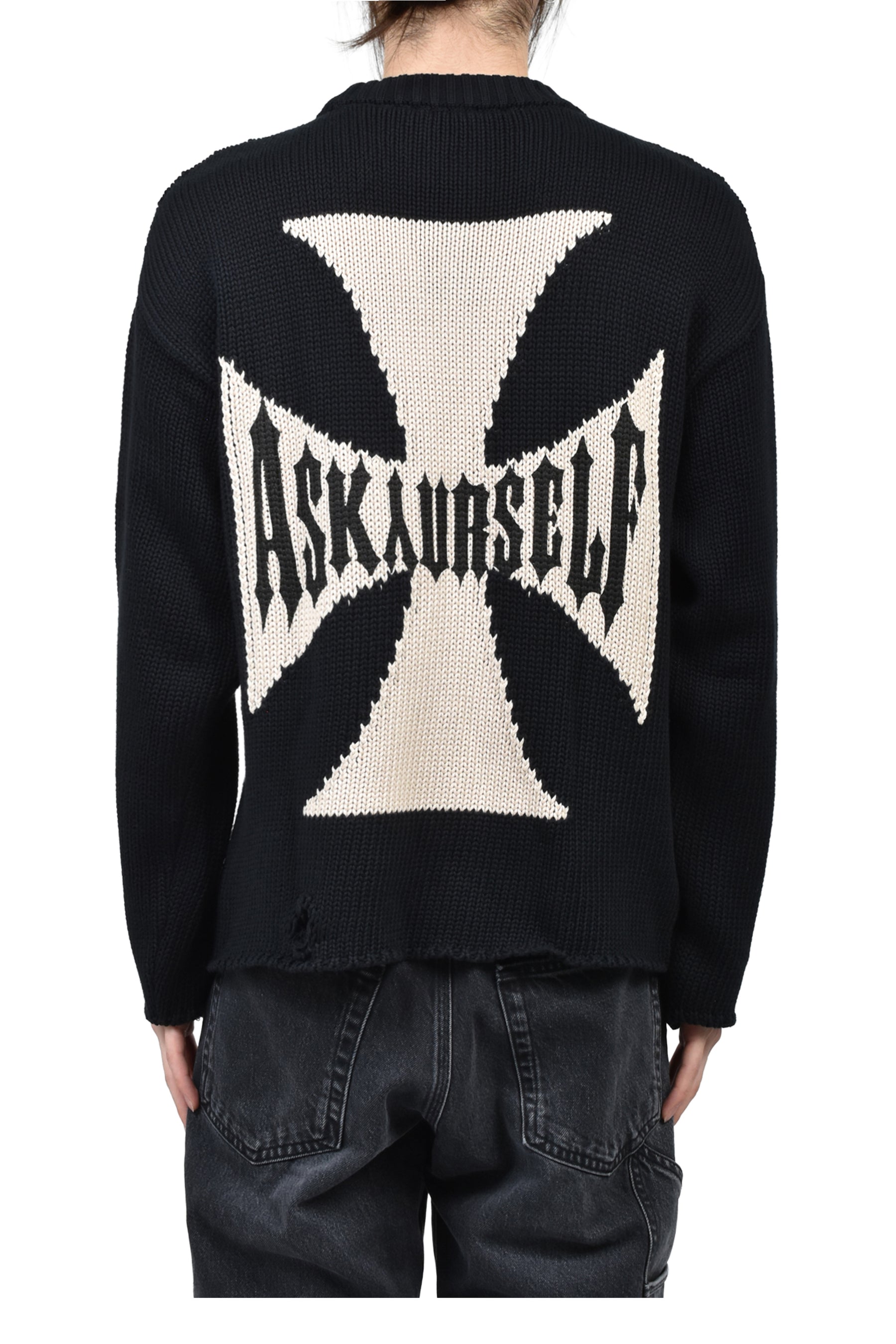 RIDER CROSS KNIT / BLACK 