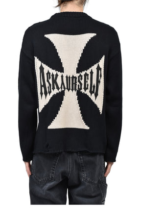 RIDER CROSS KNIT / BLACK 