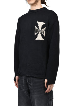 RIDER CROSS KNIT / BLACK 