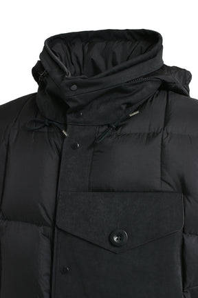 SHELTER COMBO DOWN VEST / BLK