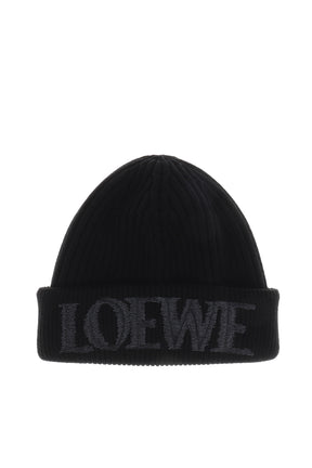 LOEWE BEANIE / BLK