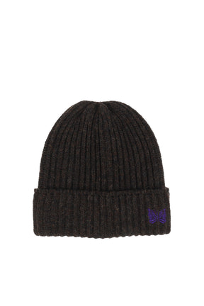 WATCH CAP - SHETLAND WOOL / UMBER