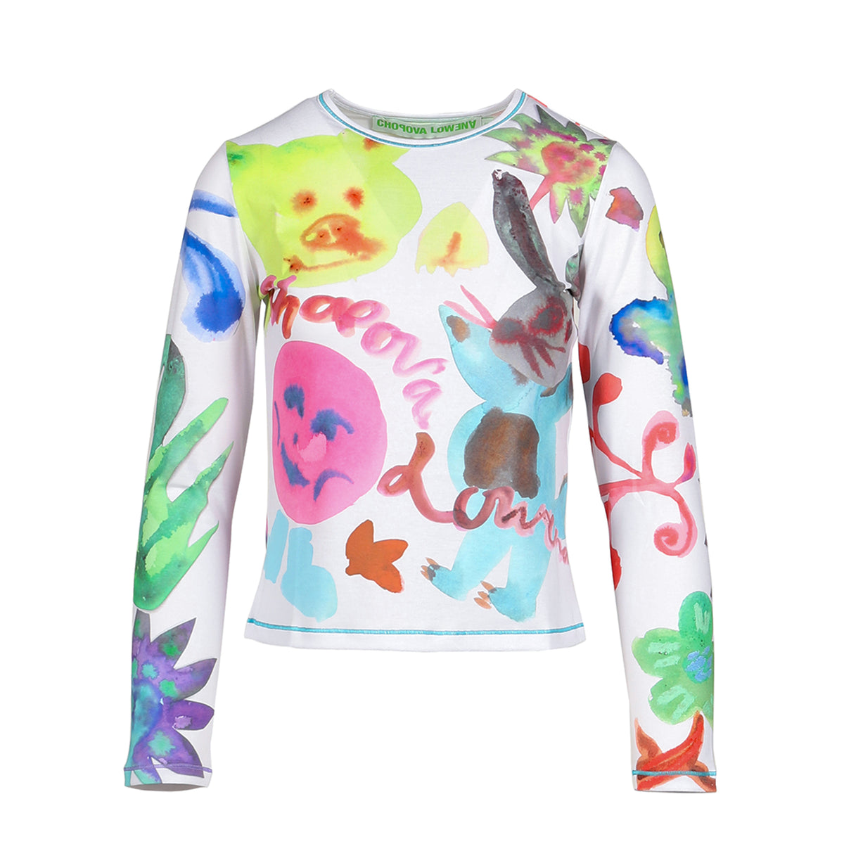 Chopova Lowena チョポヴァ ロウェナ FW26 SPLAT WET FITTED JERSEY