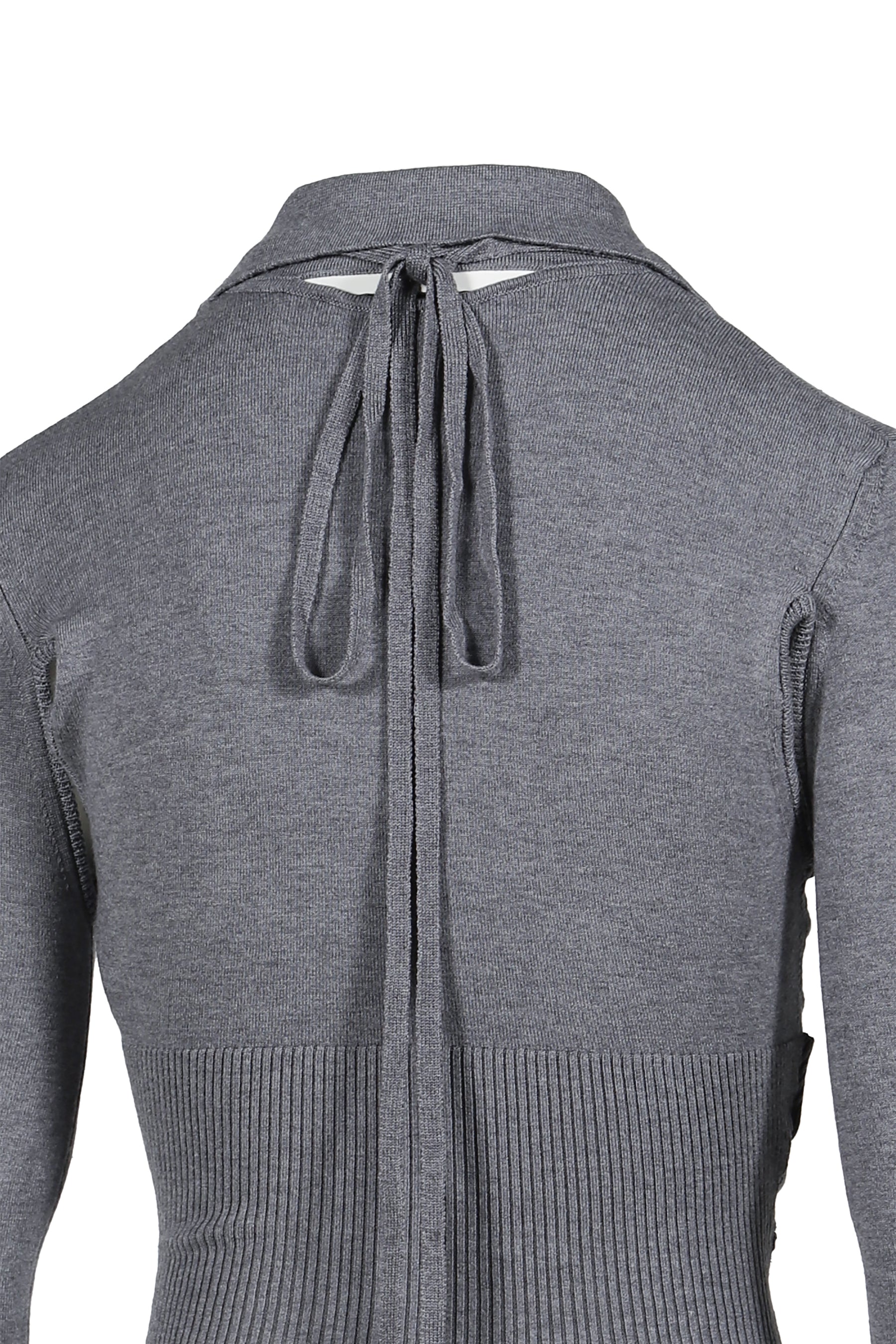 ARMOUR KNIT POLO / GRY